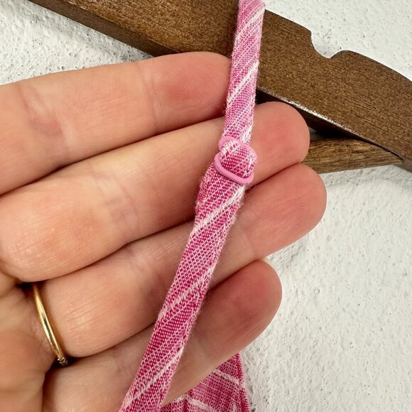 Splendid Chandler Dress Bright Pink V Neck Midi Dress Spaghetti Straps Size XS - Picture 8 of 11